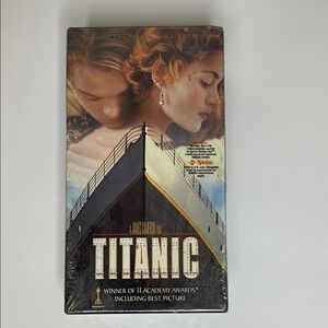 Titanic VHS Tape - Black and Gold